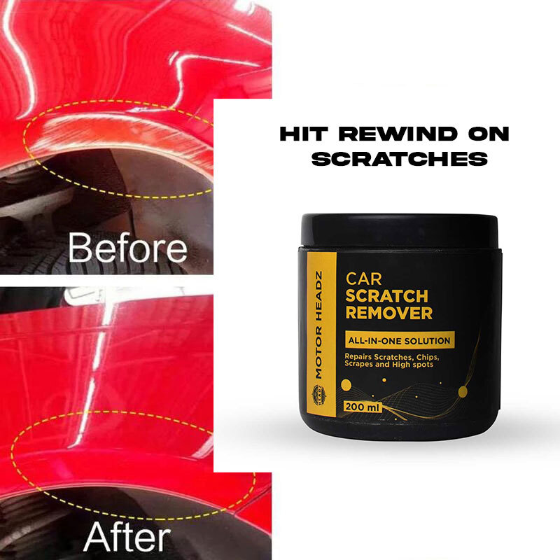 Motor Headz Scratch Remover before and after results