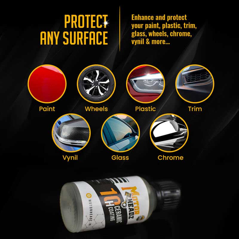 Surfaces 10H Ceramic Coating Can Be Applied To